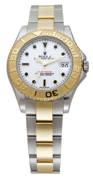 Rolex Yachtmaster Series Elegant Unisex Automatic 18kt Yellow Gold Unidirectional Rotating Wristwatch 168623-WSO Rolex Yachtmaster Series Elegant Unisex Automatic 18kt Yellow Gold Unidirectional Rotating Wristwatch 168623-WSO