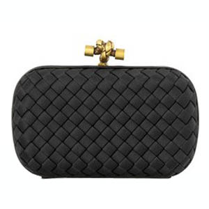 Hot Sell Bottega Veneta Impero Satin Clutch 113085 black Hot Sell Bottega Veneta Impero Satin Clutch 113085 black