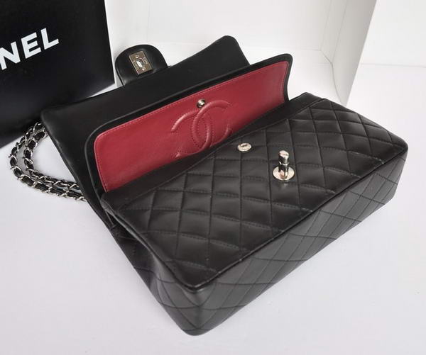 Chanel A1112 2.55 Series Flap Bag Original Leather Black Chanel A1112 2.55 Series Flap Bag Original Leather Black