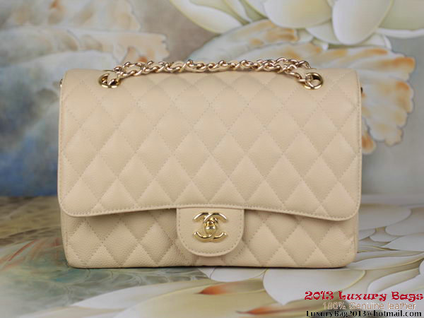 Chanel 2.55 Series Classic Flap Bag Original Cannage Patterns Leather Apricot Chanel 2.55 Series Classic Flap Bag Original Cannage Patterns Leather Apricot