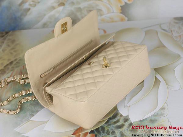 Chanel 2.55 Series Classic Flap Bag Original Cannage Patterns Leather Apricot Chanel 2.55 Series Classic Flap Bag Original Cannage Patterns Leather Apricot