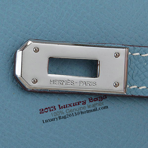 Hermes Kelly Original Saffiano Leather Bi-Fold Wallet A708 Light Blue Hermes Kelly Original Saffiano Leather Bi-Fold Wallet A708 Light Blue