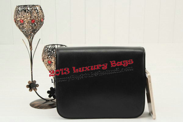 Celine Classic Box Small Flap Bag Smooth Leather 11042 Black Celine Classic Box Small Flap Bag Smooth Leather 11042 Black