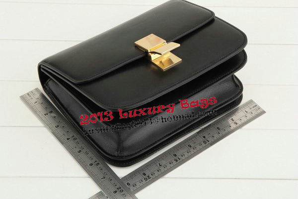 Celine Classic Box Small Flap Bag Smooth Leather 11042 Black Celine Classic Box Small Flap Bag Smooth Leather 11042 Black