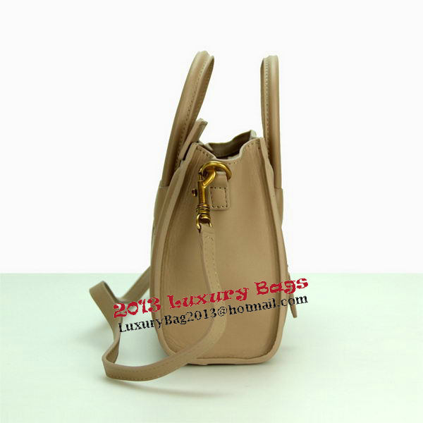 Celine Luggage Nano Bag Smooth Leather CL88029 Khaki Celine Luggage Nano Bag Smooth Leather CL88029 Khaki