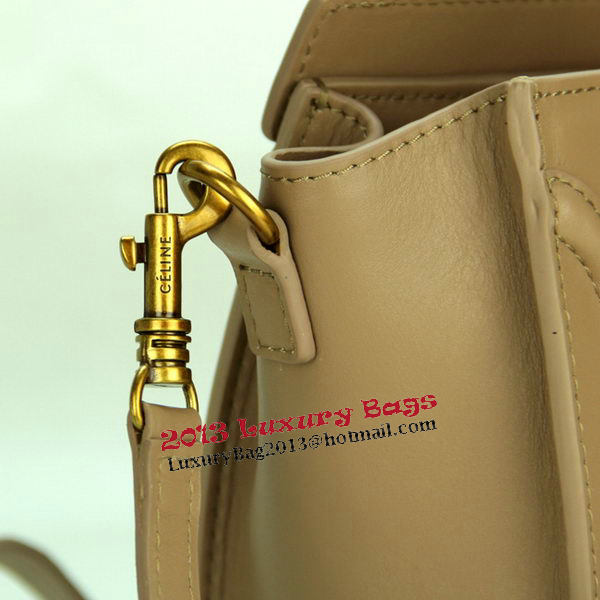Celine Luggage Nano Bag Smooth Leather CL88029 Khaki Celine Luggage Nano Bag Smooth Leather CL88029 Khaki