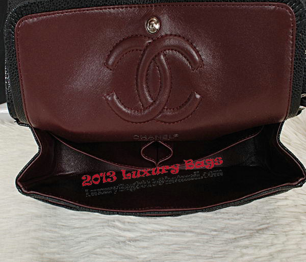 Chanel Classic Flap Bag 2.55 Series Original Cannage Pattern CHA1112 Black Chanel Classic Flap Bag 2.55 Series Original Cannage Pattern CHA1112 Black