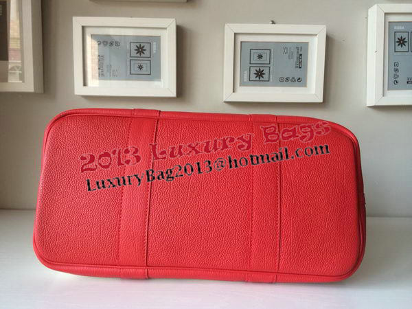 Hermes Garden Party 36CM Bag Canvas Leather H11M Red Hermes Garden Party 36CM Bag Canvas Leather H11M Red