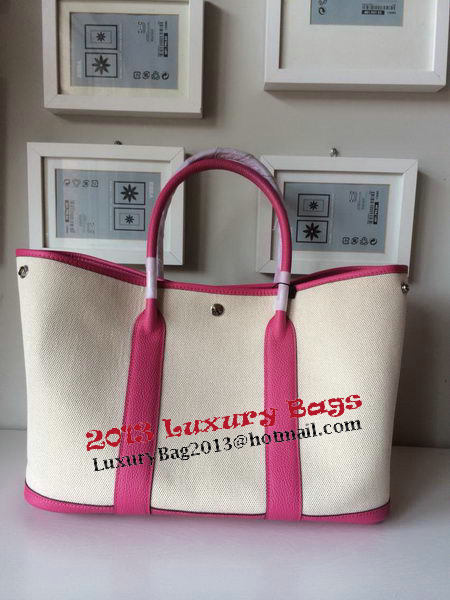 Hermes Garden Party 36CM Bag Canvas Leather H11M Rosy Hermes Garden Party 36CM Bag Canvas Leather H11M Rosy