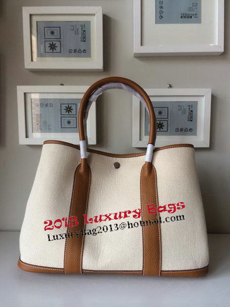 Hermes Garden Party 36CM Bag Canvas Leather H11M Wheat Hermes Garden Party 36CM Bag Canvas Leather H11M Wheat