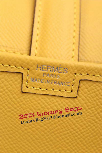 Hermes Jige Clutch Bag Calfskin Leather H258 Lemon Hermes Jige Clutch Bag Calfskin Leather H258 Lemon