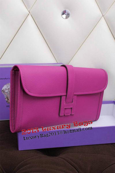 Hermes Jige Clutch Bag Calfskin Leather H258 Purple Hermes Jige Clutch Bag Calfskin Leather H258 Purple