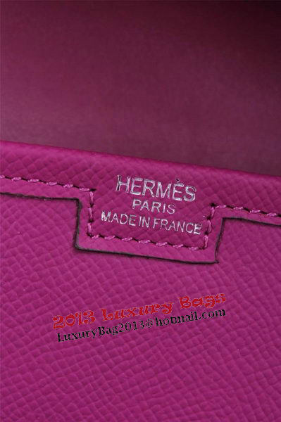 Hermes Jige Clutch Bag Calfskin Leather H258 Purple Hermes Jige Clutch Bag Calfskin Leather H258 Purple