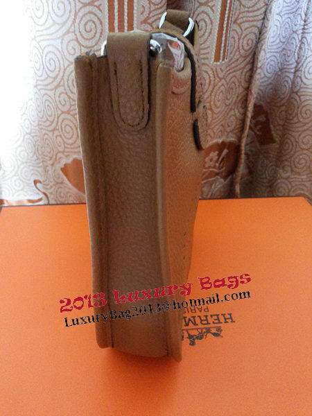 Hermes mini Evelyne Messenger Bag H1608S Khaki Hermes mini Evelyne Messenger Bag H1608S Khaki