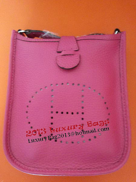 Hermes mini Evelyne Messenger Bag H1608S Rosy Hermes mini Evelyne Messenger Bag H1608S Rosy