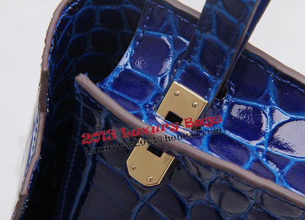 Hermes Kelly Clutch Bag Croco Leather K1002 Blue Hermes Kelly Clutch Bag Croco Leather K1002 Blue