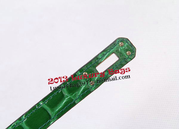 Hermes Kelly Clutch Bag Croco Leather K1002 Green Hermes Kelly Clutch Bag Croco Leather K1002 Green