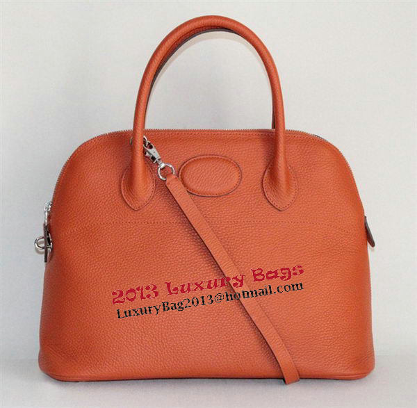 Hermes Bolide 37CM Calfskin Leather Tote Bags H509084 Orange Hermes Bolide 37CM Calfskin Leather Tote Bags H509084 Orange