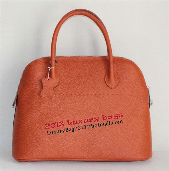 Hermes Bolide 37CM Calfskin Leather Tote Bags H509084 Orange Hermes Bolide 37CM Calfskin Leather Tote Bags H509084 Orange