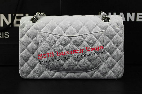 Chanel 2.55 Series Bags White Cannage Pattern Leather CFA1112 Silver Chanel 2.55 Series Bags White Cannage Pattern Leather CFA1112 Silver
