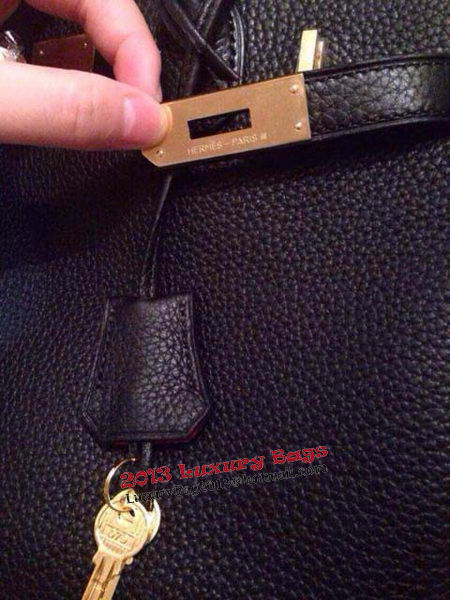 Hermes Birkin 35CM 30CM 30CM Tote Bag Grainy Leather H35H30H25 Black Hermes Birkin 35CM 30CM 30CM Tote Bag Grainy Leather H35H30H25 Black