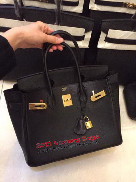 Hermes Birkin 35CM 30CM 30CM Tote Bag Grainy Leather H35H30H25 Black Hermes Birkin 35CM 30CM 30CM Tote Bag Grainy Leather H35H30H25 Black