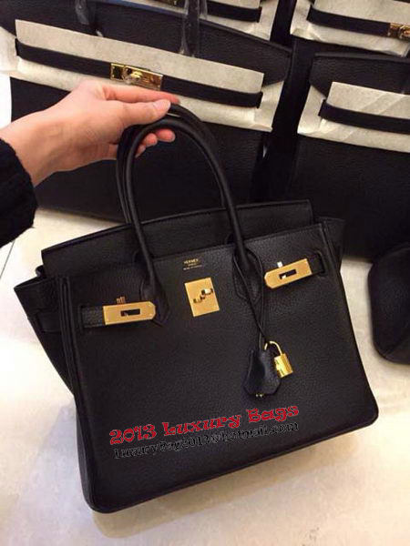 Hermes Birkin 35CM 30CM 30CM Tote Bag Grainy Leather H35H30H25 Black Hermes Birkin 35CM 30CM 30CM Tote Bag Grainy Leather H35H30H25 Black