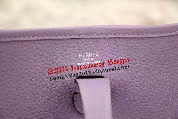Hermes Evelyne 28cm Messenger Bag Original Leather H1188 Lavender Hermes Evelyne 28cm Messenger Bag Original Leather H1188 Lavender