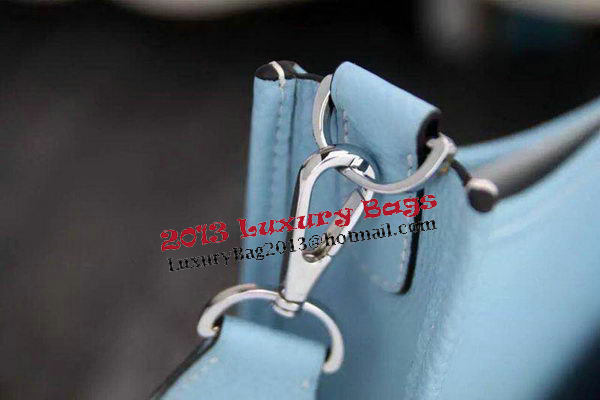 Hermes Evelyne 28cm Messenger Bag Original Leather H1188 SkyBlue Hermes Evelyne 28cm Messenger Bag Original Leather H1188 SkyBlue