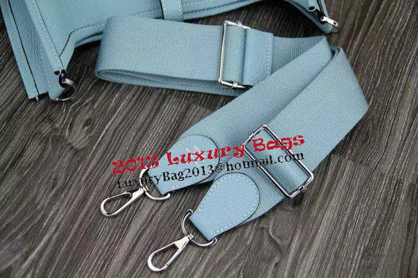 Hermes Evelyne 28cm Messenger Bag Original Leather H1188 SkyBlue Hermes Evelyne 28cm Messenger Bag Original Leather H1188 SkyBlue