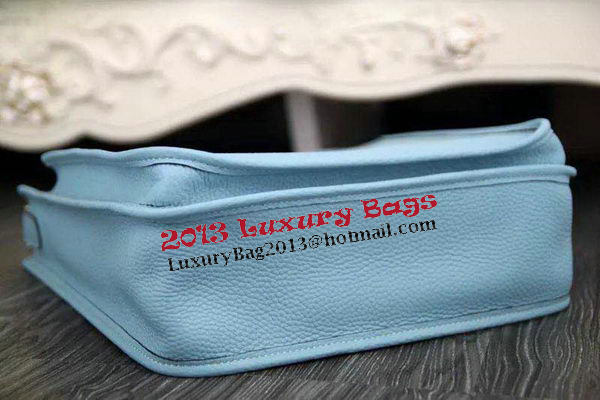 Hermes Evelyne 28cm Messenger Bag Original Leather H1188 SkyBlue Hermes Evelyne 28cm Messenger Bag Original Leather H1188 SkyBlue