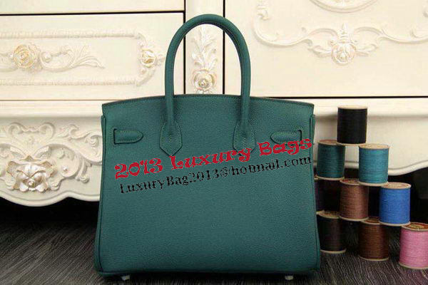 Hermes Birkin 35CM 30CM Tote Bag Original Leather HB35O Dark Green Hermes Birkin 35CM 30CM Tote Bag Original Leather HB35O Dark Green
