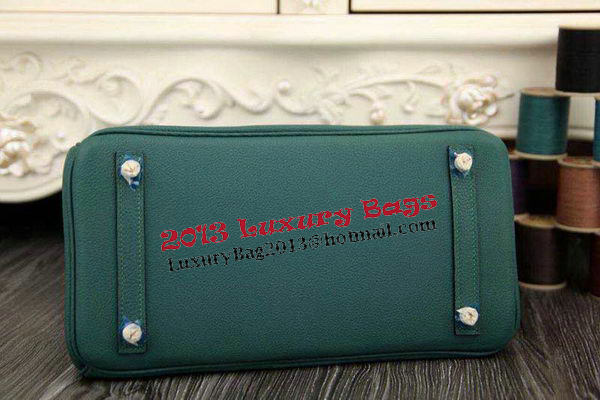 Hermes Birkin 35CM 30CM Tote Bag Original Leather HB35O Dark Green Hermes Birkin 35CM 30CM Tote Bag Original Leather HB35O Dark Green