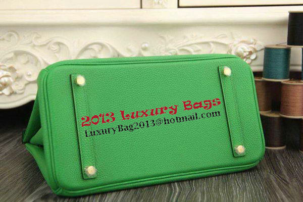 Hermes Birkin 35CM 30CM Tote Bag Original Leather HB35O Green Hermes Birkin 35CM 30CM Tote Bag Original Leather HB35O Green