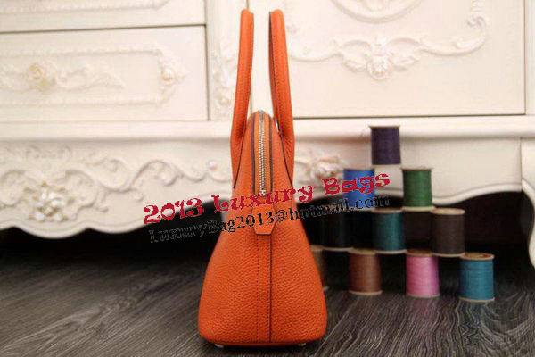 Hermes Bolide 31CM Original Leather Tote Bag Orange Hermes Bolide 31CM Original Leather Tote Bag Orange