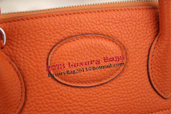 Hermes Bolide 31CM Original Leather Tote Bag Orange Hermes Bolide 31CM Original Leather Tote Bag Orange