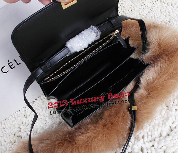 Celine Classic Box Small Flap Bag Calfskin C88007T Black Celine Classic Box Small Flap Bag Calfskin C88007T Black