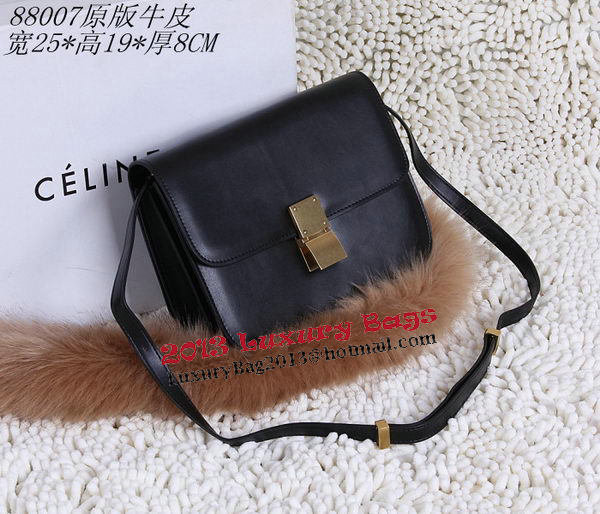 Celine Classic Box Small Flap Bag Calfskin C88007T Black Celine Classic Box Small Flap Bag Calfskin C88007T Black