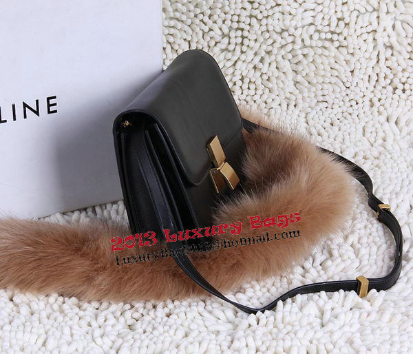 Celine Classic Box Small Flap Bag Calfskin C88007T Black Celine Classic Box Small Flap Bag Calfskin C88007T Black