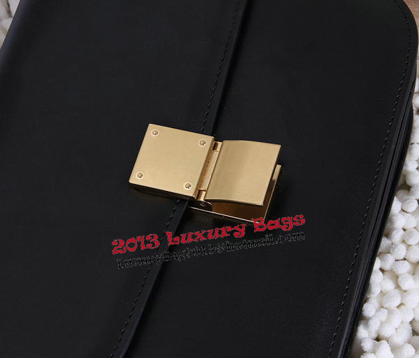 Celine Classic Box Small Flap Bag Calfskin C88007T Black Celine Classic Box Small Flap Bag Calfskin C88007T Black