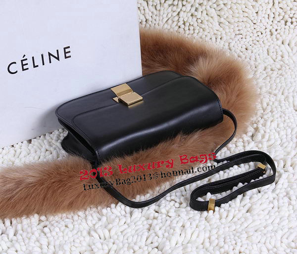 Celine Classic Box Small Flap Bag Calfskin C88007T Black Celine Classic Box Small Flap Bag Calfskin C88007T Black