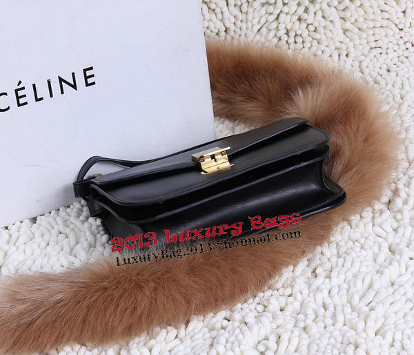 Celine Classic Box Small Flap Bag Calfskin C88007T Black Celine Classic Box Small Flap Bag Calfskin C88007T Black