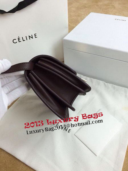 Celine Classic Box mini Flap Bag Smooth Leather C11041T Burgundy Celine Classic Box mini Flap Bag Smooth Leather C11041T Burgundy