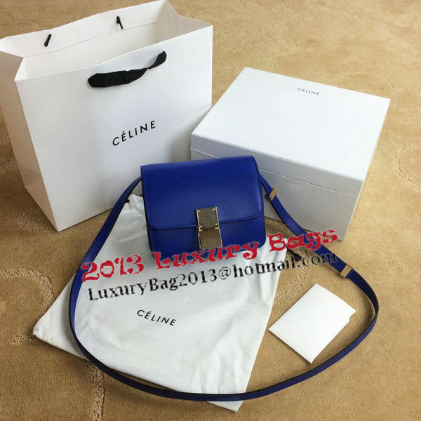 Celine Classic Box mini Flap Bag Smooth Leather C11041T Royal Celine Classic Box mini Flap Bag Smooth Leather C11041T Royal