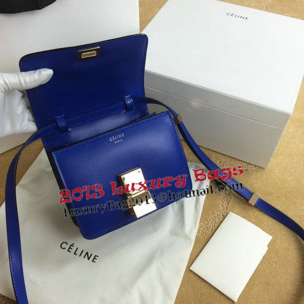 Celine Classic Box mini Flap Bag Smooth Leather C11041T Royal Celine Classic Box mini Flap Bag Smooth Leather C11041T Royal