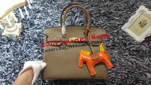 Hermes Birkin 30CM Tote Bags Litchi Leather H30LI Khaki Hermes Birkin 30CM Tote Bags Litchi Leather H30LI Khaki