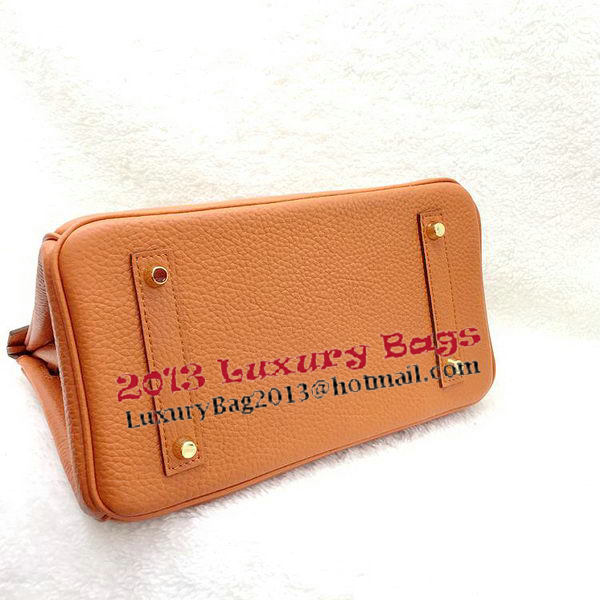 Hermes Birkin 25CM Tote Bag Original Leather H25T Orange Hermes Birkin 25CM Tote Bag Original Leather H25T Orange