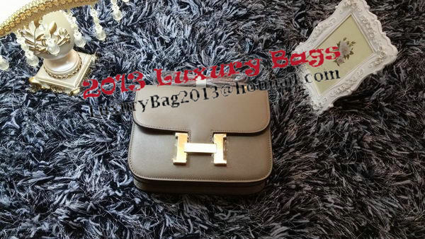Hermes Constance Bag Litchi Leather H9998 Grey Hermes Constance Bag Litchi Leather H9998 Grey