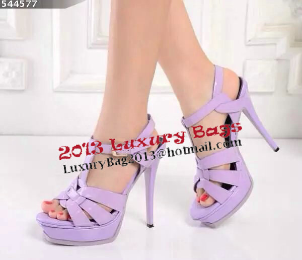 Yves Saint Laurent 130mm Pump Sandals YSL248LWR Lavender Yves Saint Laurent 130mm Pump Sandals YSL248LWR Lavender