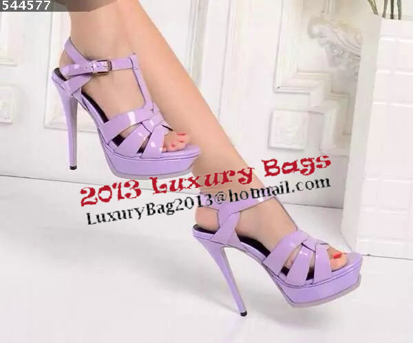 Yves Saint Laurent 130mm Pump Sandals YSL248LWR Lavender Yves Saint Laurent 130mm Pump Sandals YSL248LWR Lavender